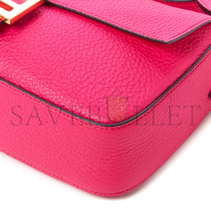 F**di cuoio romano selleria baguette fuxia (32*18*6cm)